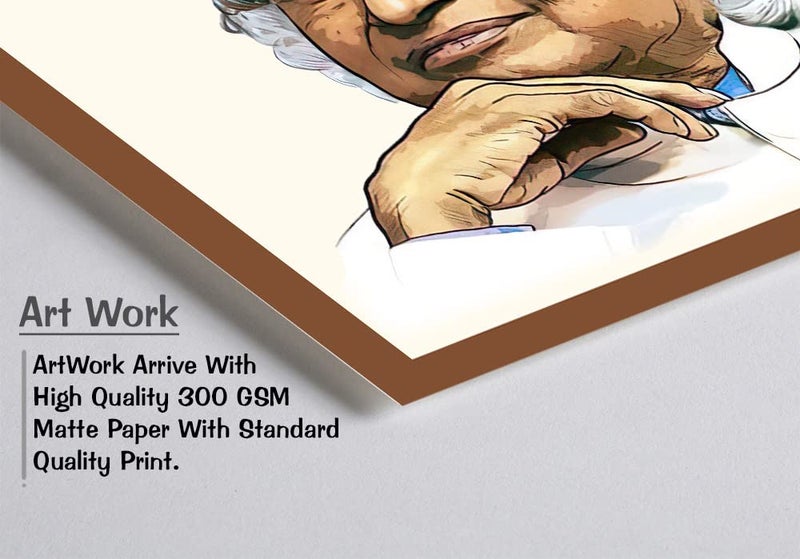 DBrush Dr Abdul Kalam Quotes Motivational Poster with Framed Artwork For Office Home Study room Decor Gift Item Inspirational Quotes Frames Painting Synthetic wood Without Glass 14 Inch x 20 Inch - Image 5