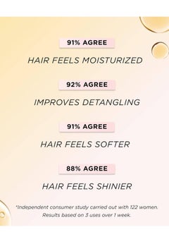 Gisou Gisou Honey Infused Leave-In Conditioner, a Lightweight Conditioning Hair Spray, Hair Moisturizer and Hair Detangler, Frizz Control, Softens and Protects Against UV Damage (5.1 fl oz)  - Image 3