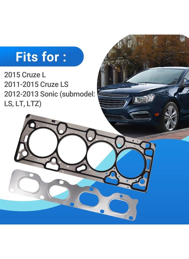 CULMKARI Engine Cylinder Head Gasket Set Kit Compatible with 2012 2013 2014 2015 Chevy Cruze Sonic 1.8L - Image 2