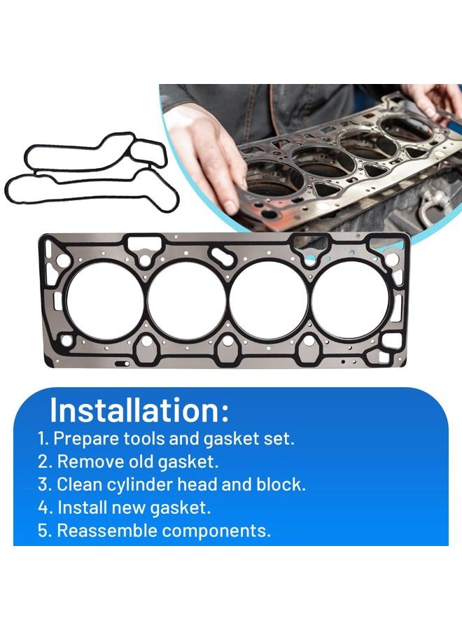 CULMKARI Engine Cylinder Head Gasket Set Kit Compatible with 2012 2013 2014 2015 Chevy Cruze Sonic 1.8L - Image 4
