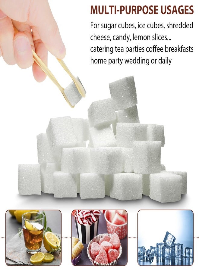 ولهيف مجموعة ملاقط تقديم من 6 قطع من WLLHYF، ملاقط بوفيه، ملاقط مطبخ، ملاقط طعام من الفولاذ المقاوم للصدأ، ملاقط سكر، أدوات تقديم صغيرة لحفلات الشاي والمقاهي، ملاقط ذهبية. - Image 4