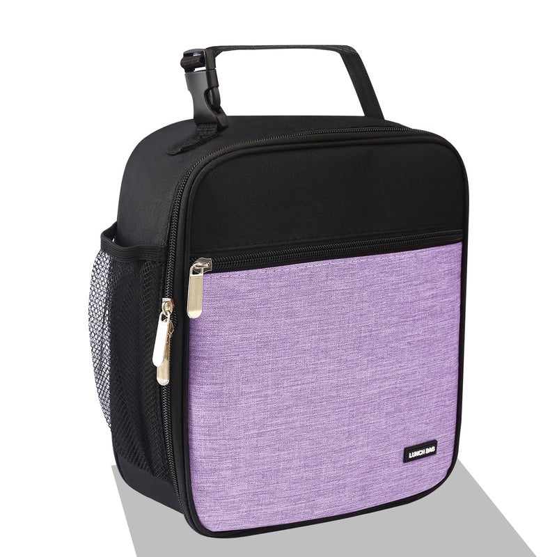 Lovoeo Lunch box Lunch bag for men women Insulated Lunchbox Lunch bags for Work Picnic Travel (Thicken light purple) - Image 1