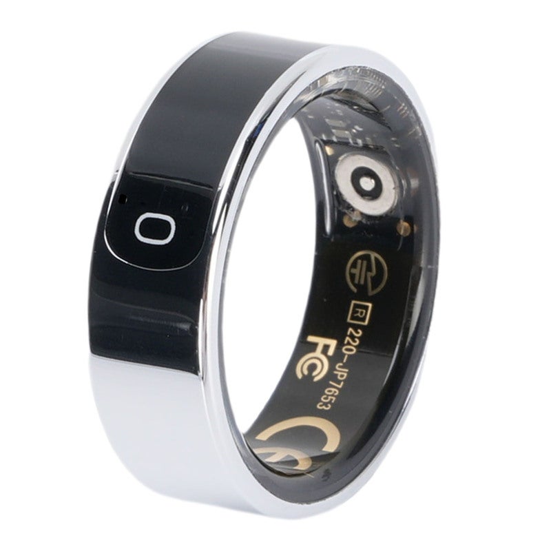 Smart Ring Fitness Tracker Size 10 Silver 5ATM Waterproof Touch Screen Sleep Tracking Ring - Multiple Sports Modes Health Monitoring Ring for Gym Running Daily Activity Fitness Enthusiasts - Image 4