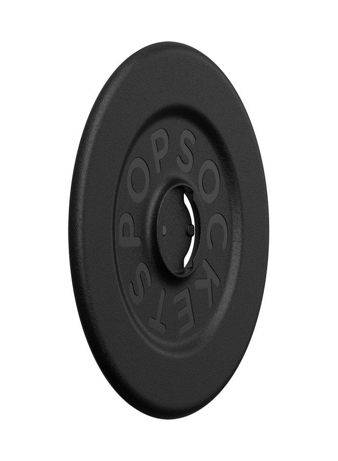 POPSOCKETS قاعدة PopSockets MagSafe - تعمل مع Tops PopSockets القابلة للتبديل (يتم بيع القمة بشكل منفصل)، قاعدة مغناطيسية، لأغطية وهواتف iPhone MagSafe - أسود - Image 1