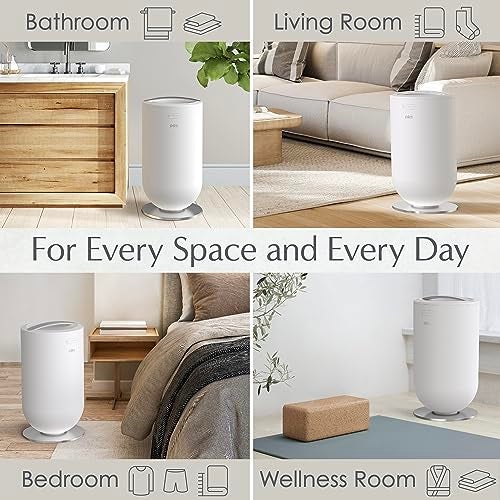Pure Enrichment PureBliss Luxury Towel Warmer - Extra Large 20L Heats Towels, Robes, Blankets, or Clothing - Modern Bucket Design, 4 Heat Timer Settings & Auto Shut-Off (White & Brushed Silver) - Image 4