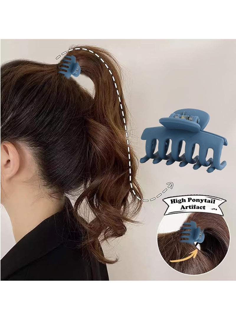 Lydztion LYDZTION 18Pcs Small Claw Clips for Women, Medium Matte Hair Clips for Thin Fine Hair, Strong Hold Hair Accessories (Light Color)  - Image 2
