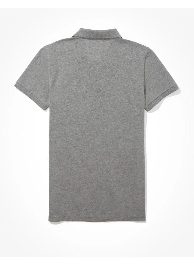 American Eagle Logo Slim Fit Polo