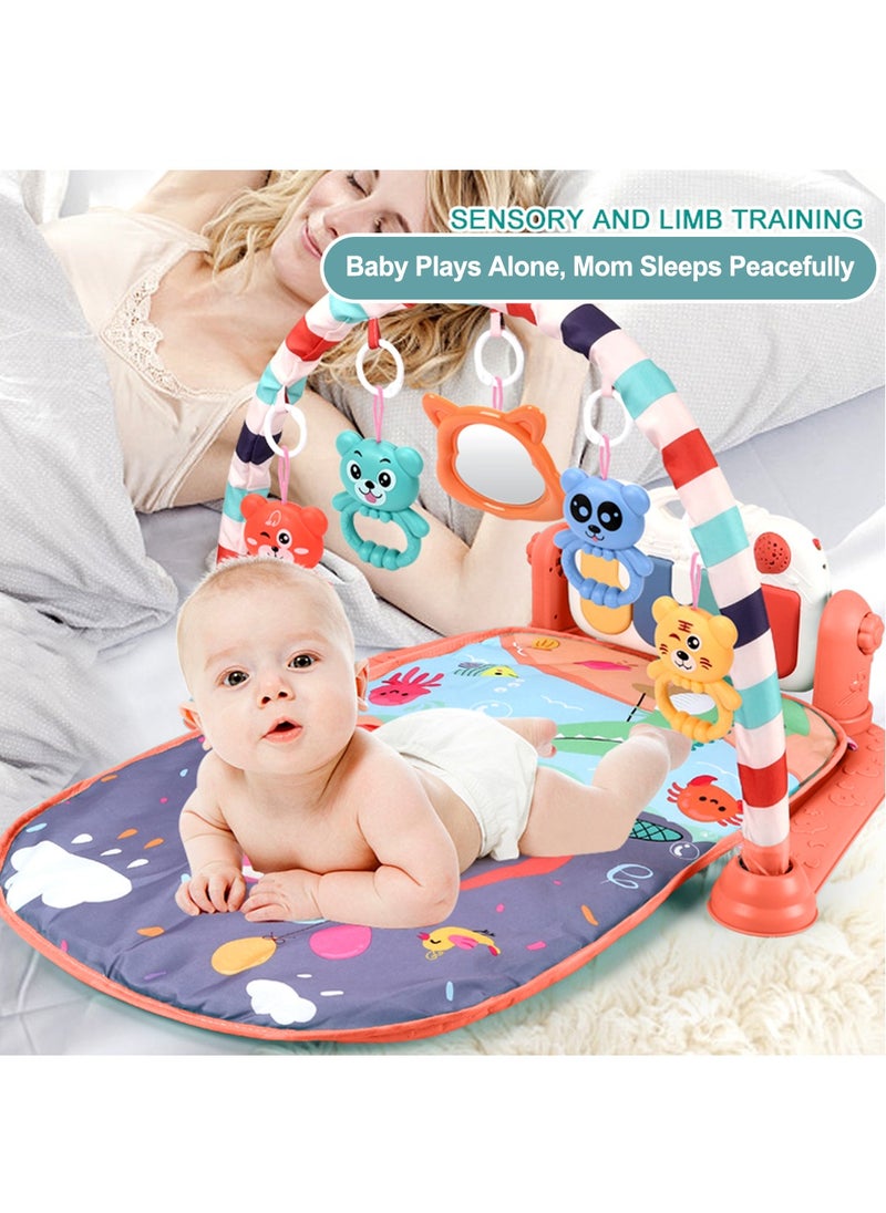 Baby Play Mat Baby Gym, Play Piano Baby Activity Gym Mat with Music Piano Gym, Early Development Baby Play Mat Gift for Babies Newborn - pzsku/Z737E4B3CEDFF44F87E09Z/45/_/1721468765/1404e368-68e6-435e-8408-1ca0fef13636