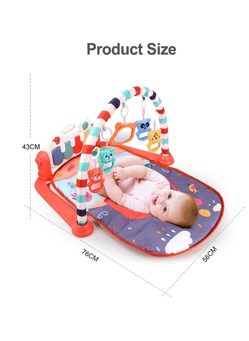 Baby Play Mat Baby Gym, Play Piano Baby Activity Gym Mat with Music Piano Gym, Early Development Baby Play Mat Gift for Babies Newborn - pzsku/Z737E4B3CEDFF44F87E09Z/45/_/1721468767/dc52e291-82ec-4076-9d02-1185c7eff4d7