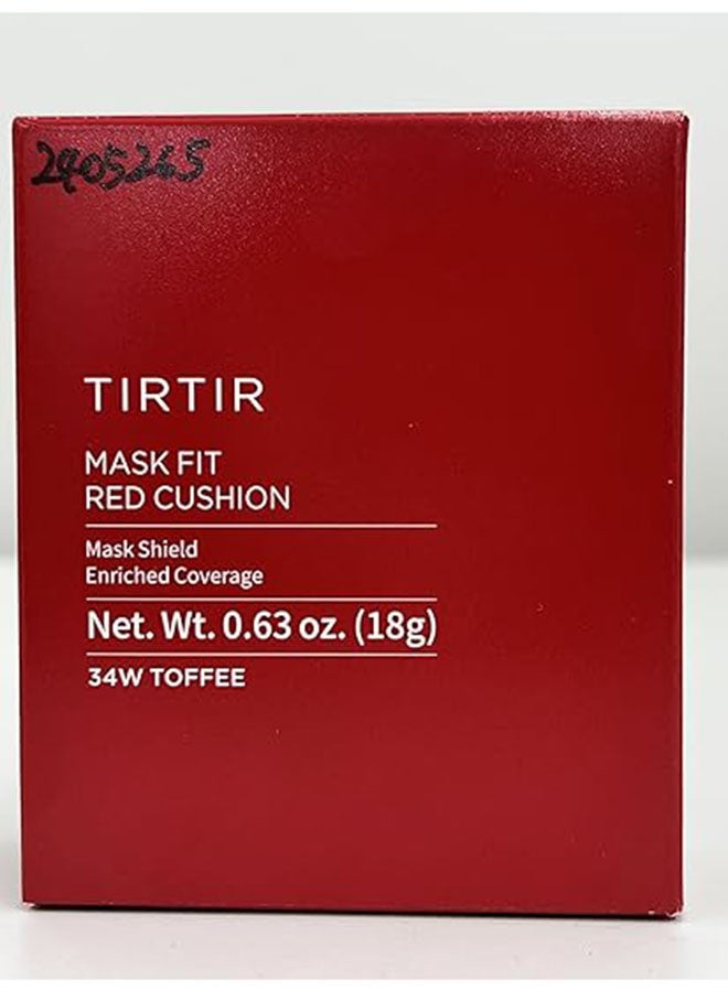 TIRTIR Mask Fit Red Cushion 34W Toffee  18G  - Image 2