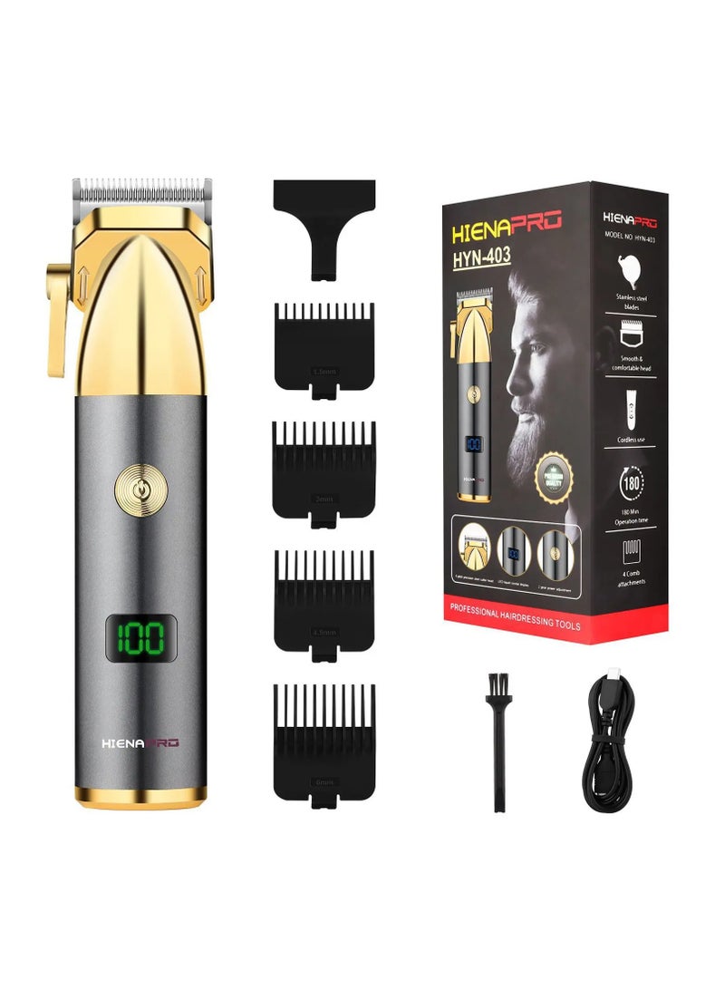 AROAQ Professional Hair Clipper Wireless Rechargeable Hair Trimmer for Beard Mustache Body Under Arms Precision Hair Cutting Machine - Image 1