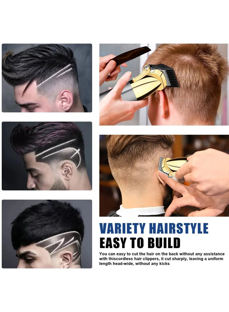 AROAQ Professional Hair Clipper Wireless Rechargeable Hair Trimmer for Beard Mustache Body Under Arms Precision Hair Cutting Machine - Image 5