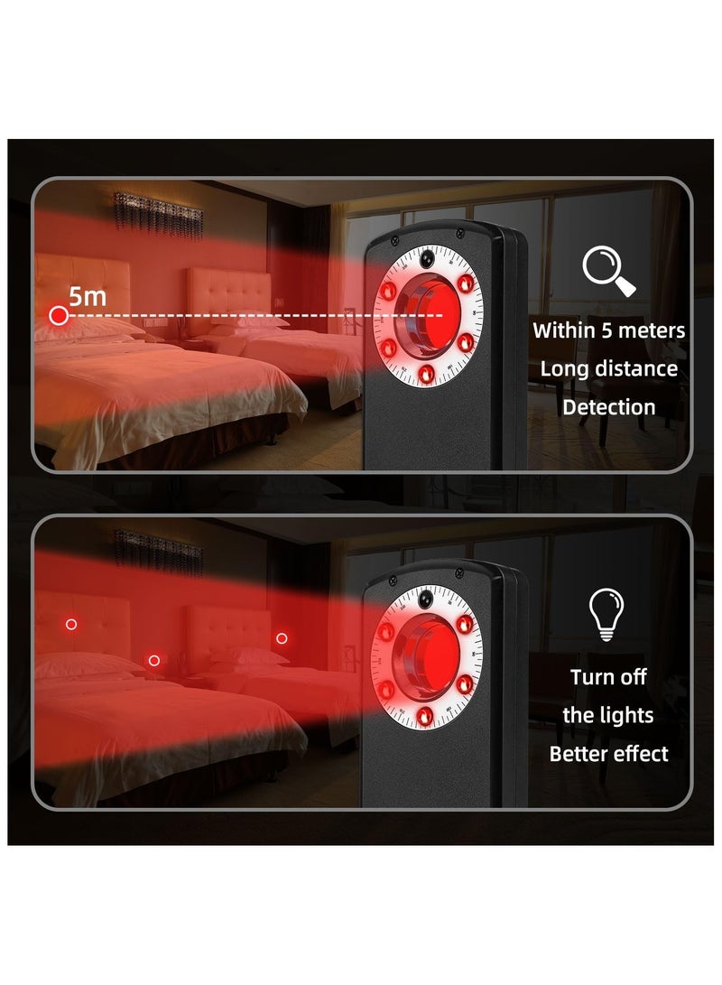 GNAFOTU Hidden Camera Detector,Portable GPS Finder, Anti Spy Wireless Signal Scanner, Infrared Camera Detector, Listening Device Detector for Home, Office, Travel, Car - Image 3