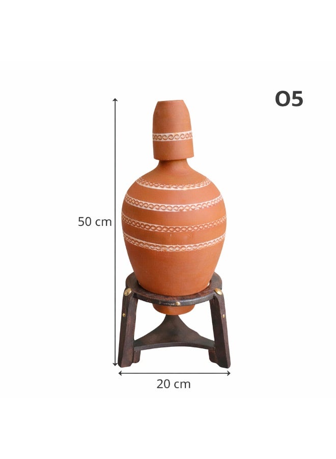 bilutih Turkish pottery water jug ​​adds a touch of authenticity and elegance to your home. - Image 3