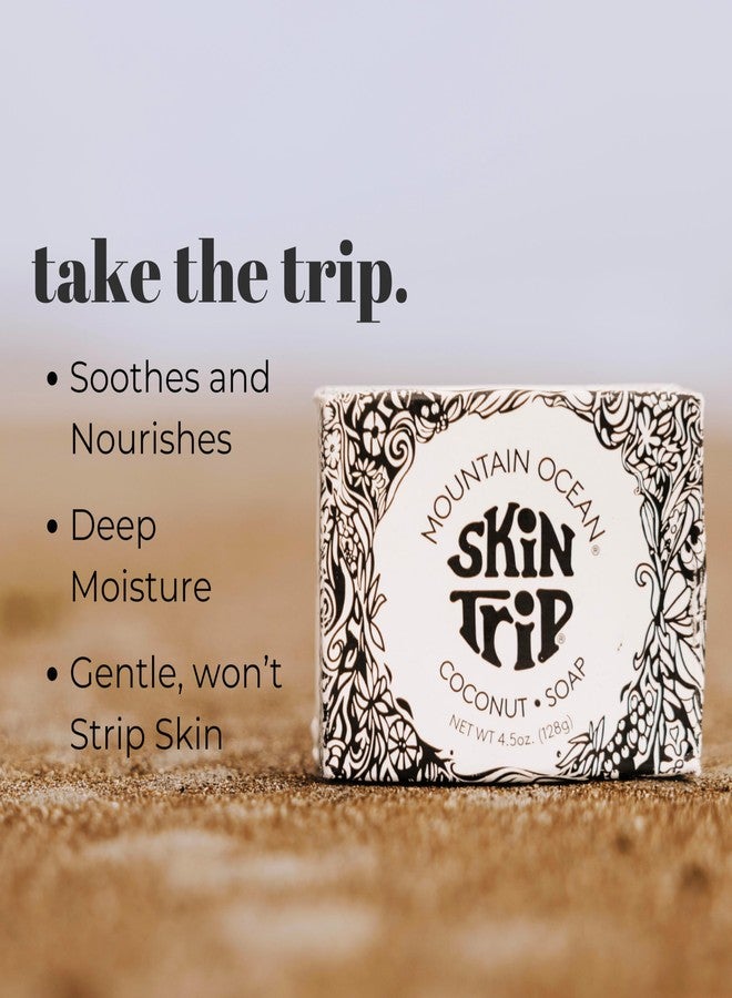 Mountain Ocean Skin Trip Coconut Soap | 4.5oz - Pack of 6 | Gentle Cleansing Bar Soap for Body, Natural Nourishment, and Hydration - Image 3