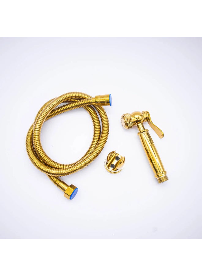 رونا Rona شطاف ذهبي لامع للمرحاض رشاش شطاف يدوي للحمام بخاخ نظافة شخصية عالي الجودة - Image 5