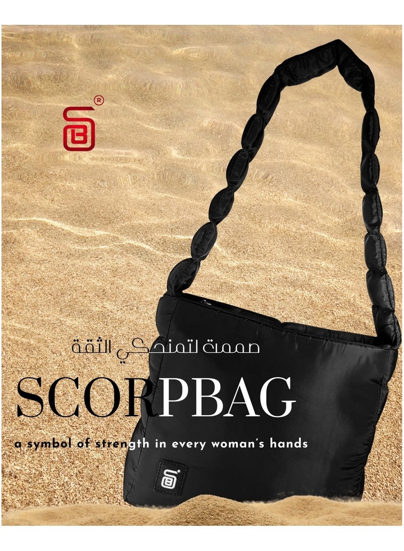 B.S COLLECTION Women Shoulder Bag Waterproof Casual Casual Capacity College Daypack Lightweight Black - Image 5