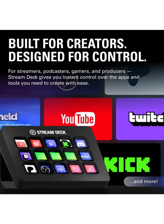 إلجاتو Elgato Stream Deck MK.2 – وحدة تحكم في الإنتاجية عبر USB - Image 2