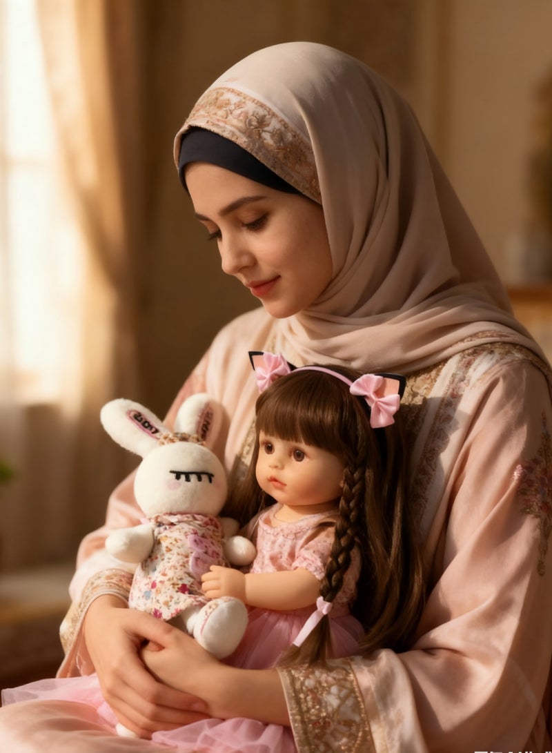 يلا جوي دمية أطفال تولد من جديد ، محاكاة لألعاب سيليكون كاملة ، دمية أطفال تولد من جديد 55 سم ، مناسبة لهدايا أعياد الميلاد للأطفال / ألعاب رياض الأطفال - Image 1