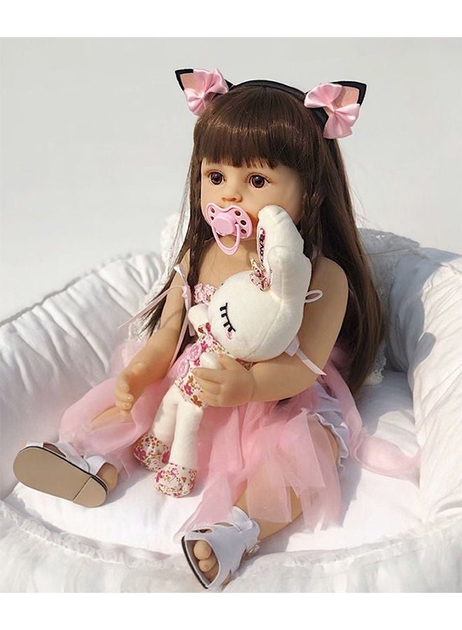 يلا جوي دمية أطفال تولد من جديد ، محاكاة لألعاب سيليكون كاملة ، دمية أطفال تولد من جديد 55 سم ، مناسبة لهدايا أعياد الميلاد للأطفال / ألعاب رياض الأطفال - Image 5