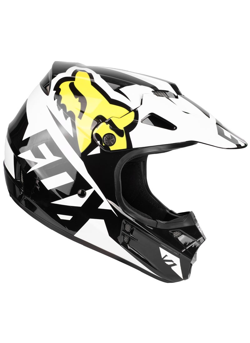 V1 Motocross Off-Road Best Protection Helmet Black & White - pzsku/Z737EF799A116AAFFC9CCZ/45/_/1738146450/75e5eb9c-15f2-45cb-a241-2e08a6f2f9b3