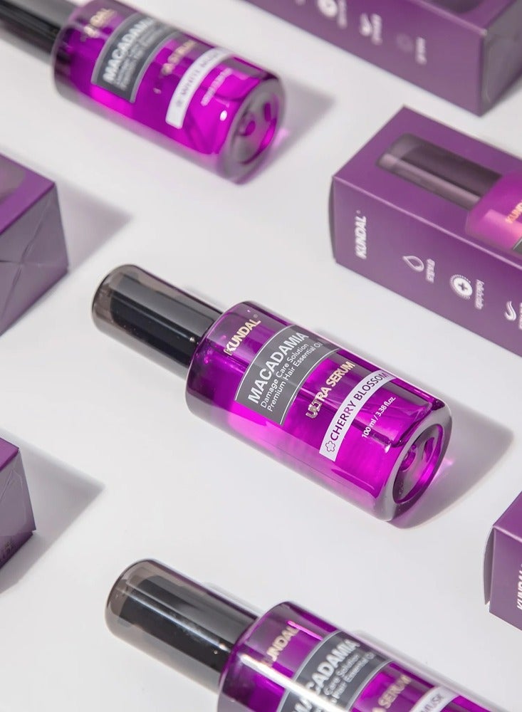 KUNDAL Macadamia Damage Care Solution Premium Hair Essential Oil Ultra Serum Blackberry Bay 100 mL - Image 3