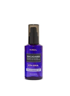 KUNDAL Macadamia Damage Care Solution Premium Hair Essential Oil Ultra Serum Blackberry Bay 100 mL  - Image 1