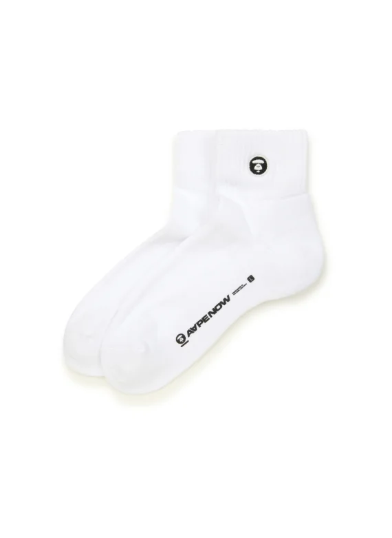 AAPE AAPENOW moonface logo socks