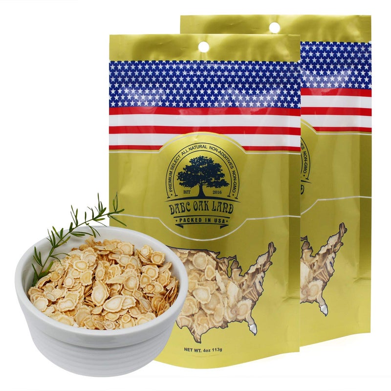 DABC OAK LAND DOL American Ginseng Slices from Wisconsin Sliced Ginseng Root Wisconsin GrownMost People Use It to Make Ginseng Tea Good for Health in Bag Small 4ozBag2