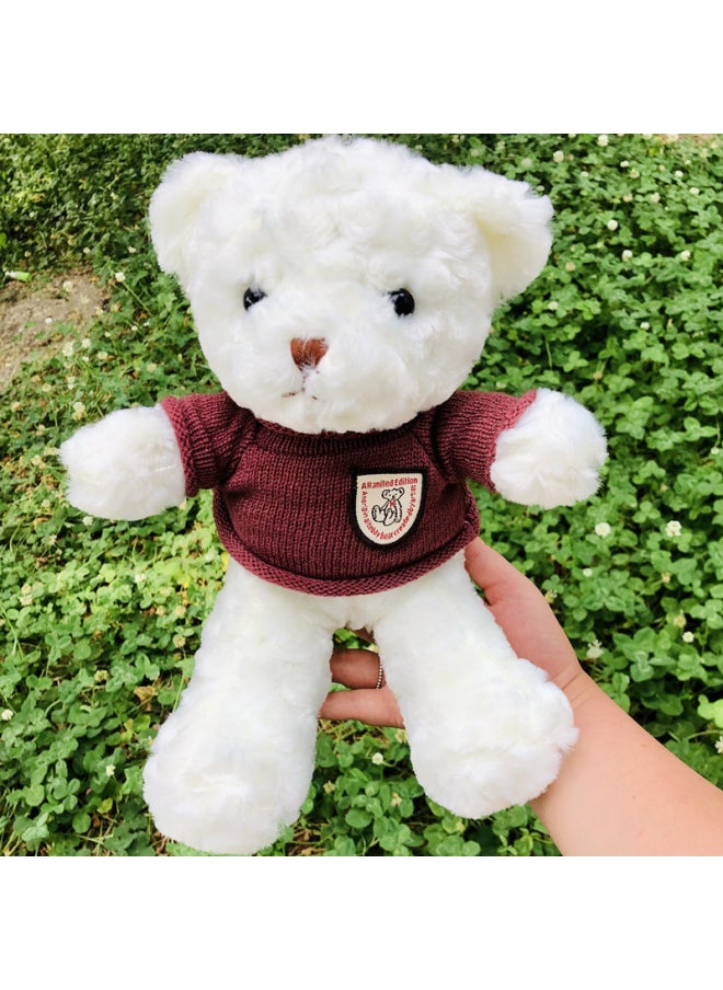 Claw Machine Dolls Toy/plushie For Kids Adults - Fun Arcade Game Play - Soft Stuffed Animal Toy Various Colors Available-Specifications:Retro Rose Red Sweater Bear ]-Color:30cm