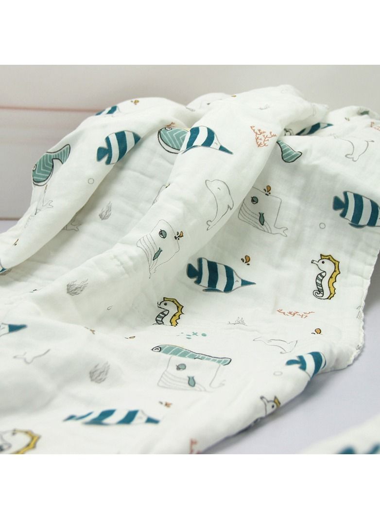 Loquat Pure Cotton Cartoon Printed Bath Towels