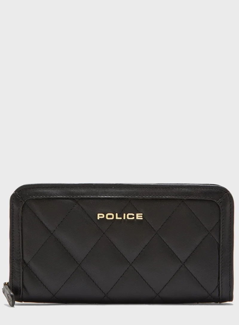 POLICE Gaia Lamb Zip Through Purse