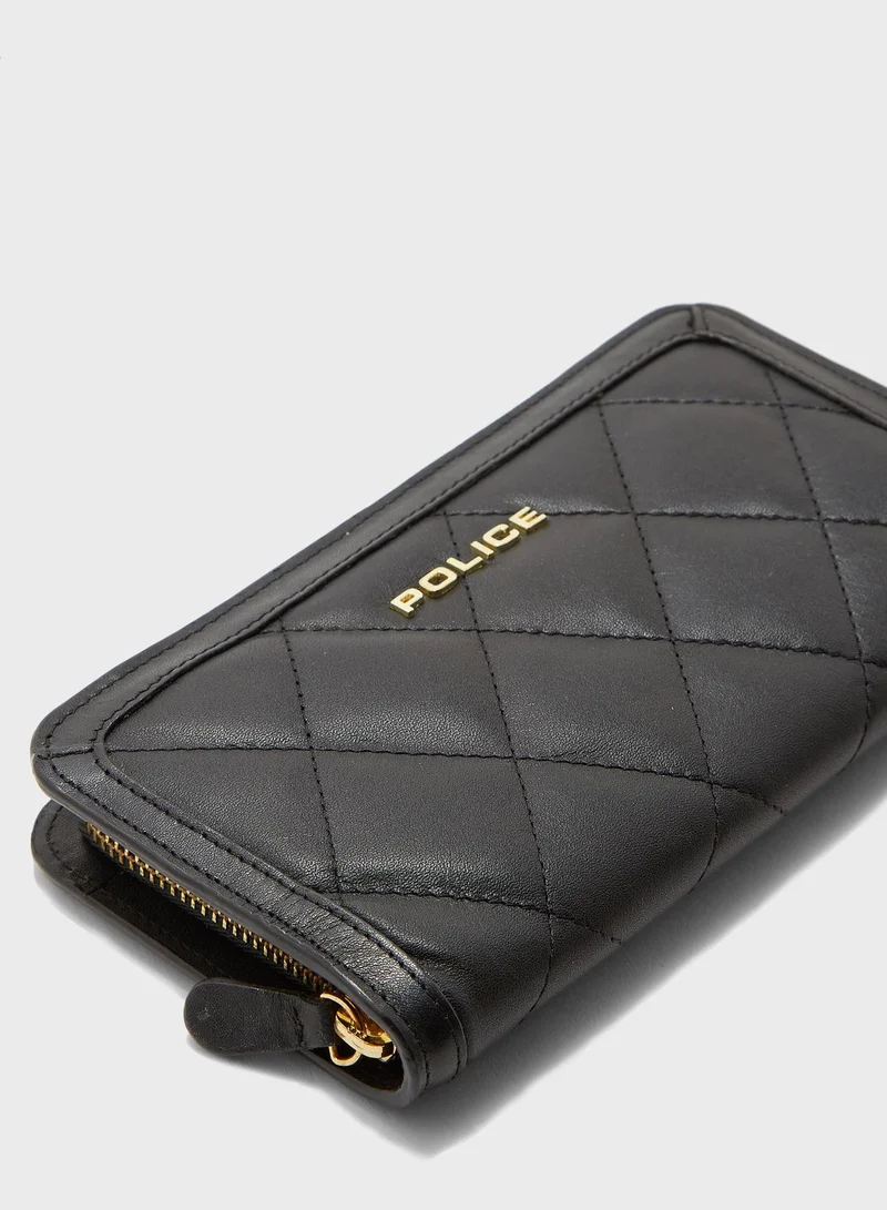 POLICE Gaia Lamb Zip Through Purse