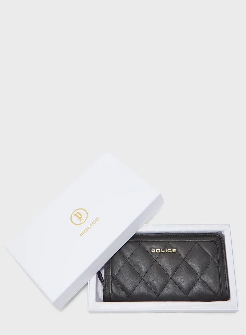 POLICE Gaia Lamb Zip Through Purse