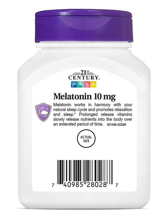 21st CENTURY 21st Century Melatonin 10 Mg Prolonged Release, 120 Count  - Image 2