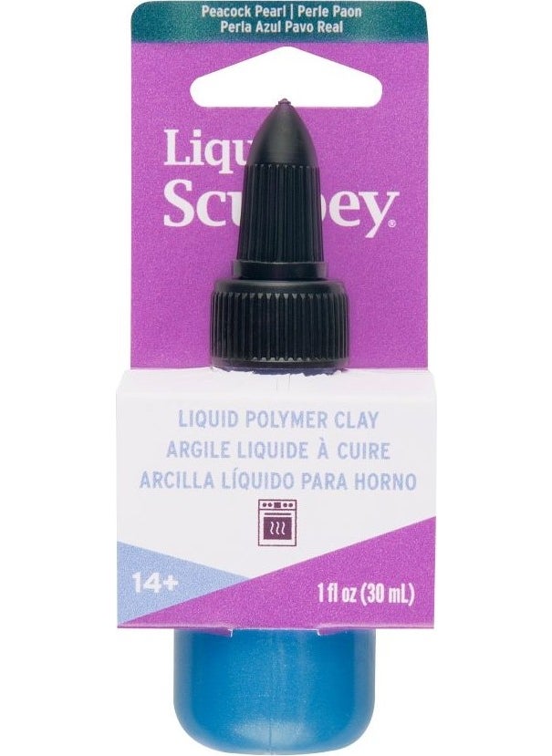 Sculpey - Liquid Liquid Polymer Clay 30 Ml. Flashy Blue Pearl - Image 1