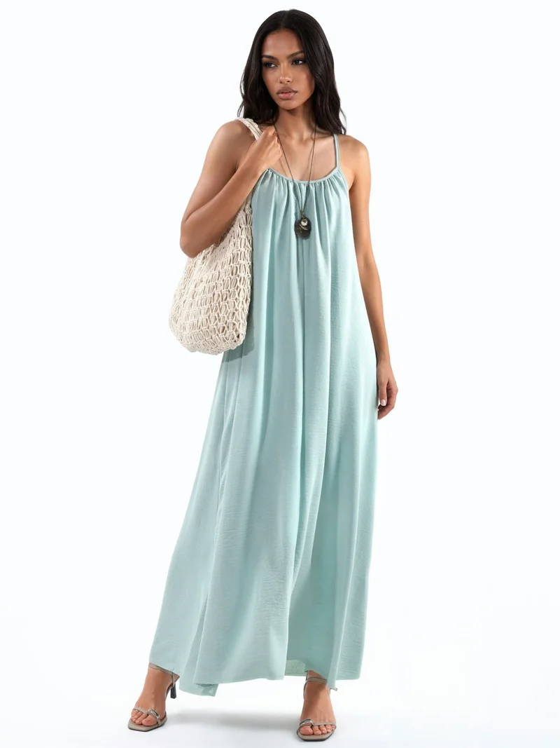 هيكاب Relaxed Fit Maxi Woven Dress