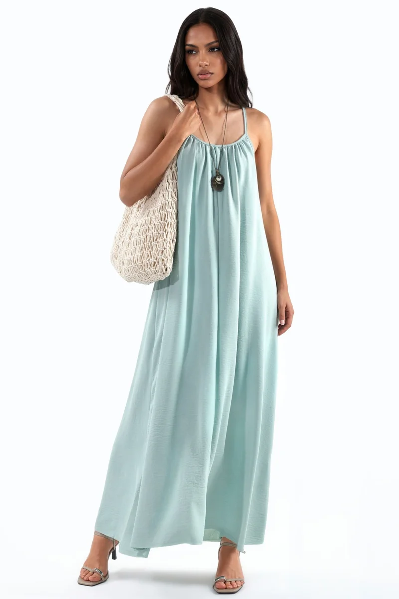 هيكاب Relaxed Fit Maxi Woven Dress