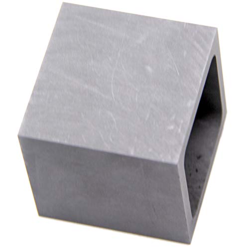 JIUDANI Graphite Ingot Mold, High Purity Refining Graphite, Melting Casting Mould for Gold Silver Aluminum Copper Brass Zinc Plumbum and Alloy Metals (1.97x1.97x1.97inch/1000gGold) - Image 5