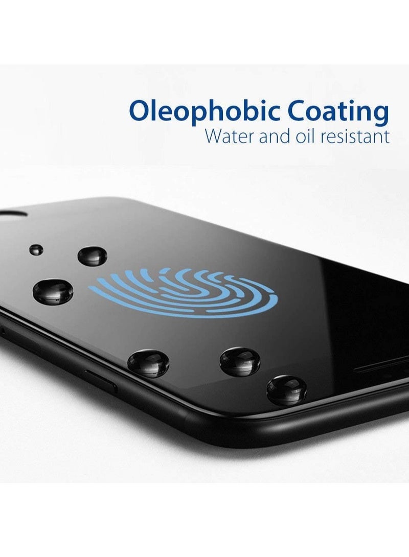 تيمبرد غلاس واقي شاشة بحواف سوداء من الزجاج المقوى 9D متوافق مع هاتف Samsung Galaxy A02 - Image 5