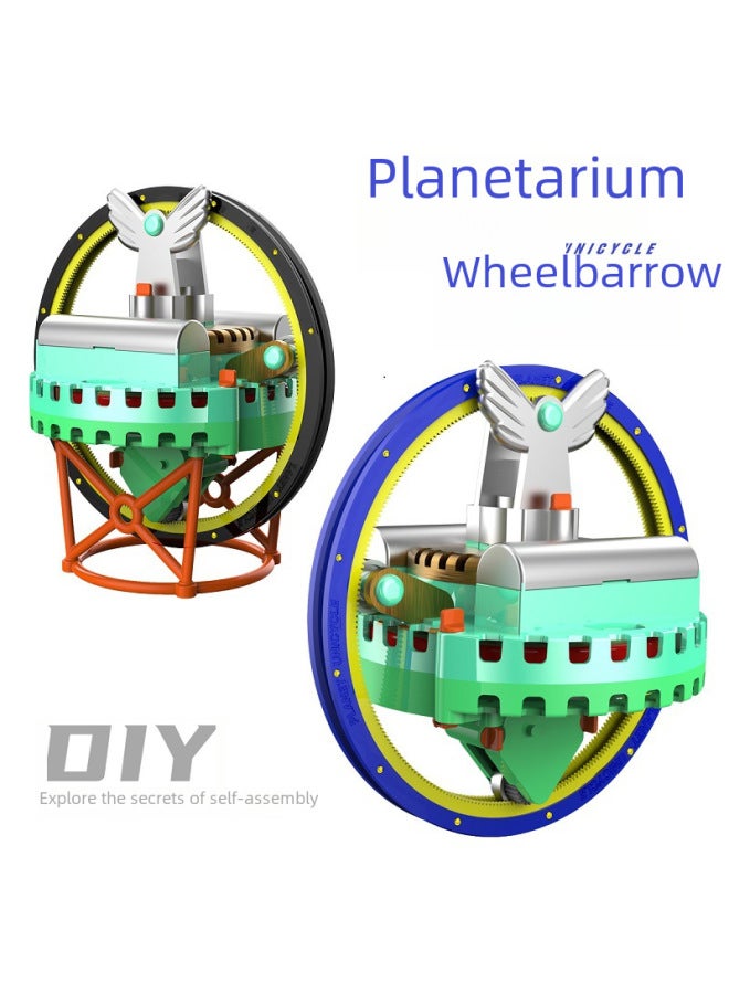 Planet Instrument Electric Tumbler Self-balancing Unicycle Wire Walking Robot Strange Early Science And Education Toy-Color:Planet Instrument Self-balancing Unicycle [package 1 Set Of Rechargeable Lithium Battery]] - Image 2