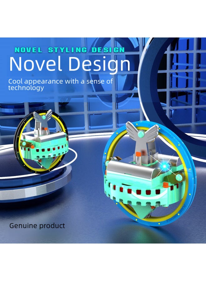 Planet Instrument Electric Tumbler Self-balancing Unicycle Wire Walking Robot Strange Early Science And Education Toy-Color:Planet Instrument Self-balancing Unicycle [package 1 Set Of Rechargeable Lithium Battery]] - Image 4