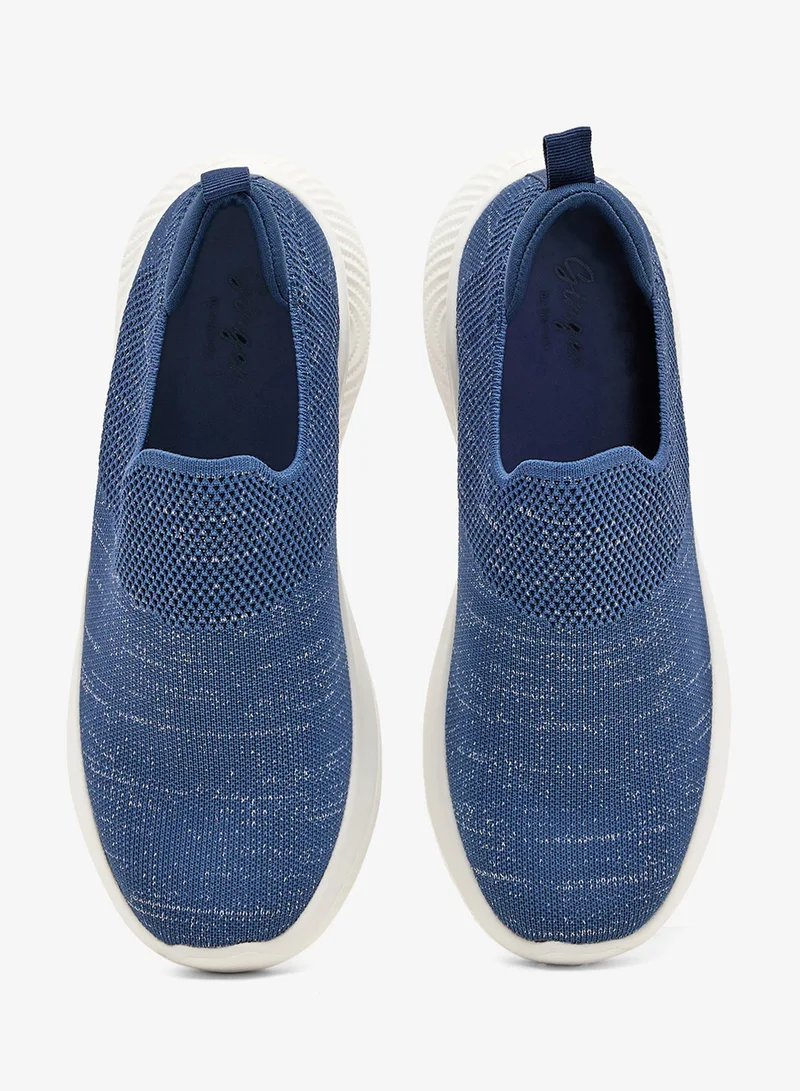 Ginger Navy Cushioned Slip-Ons for Women | Best Price UAE