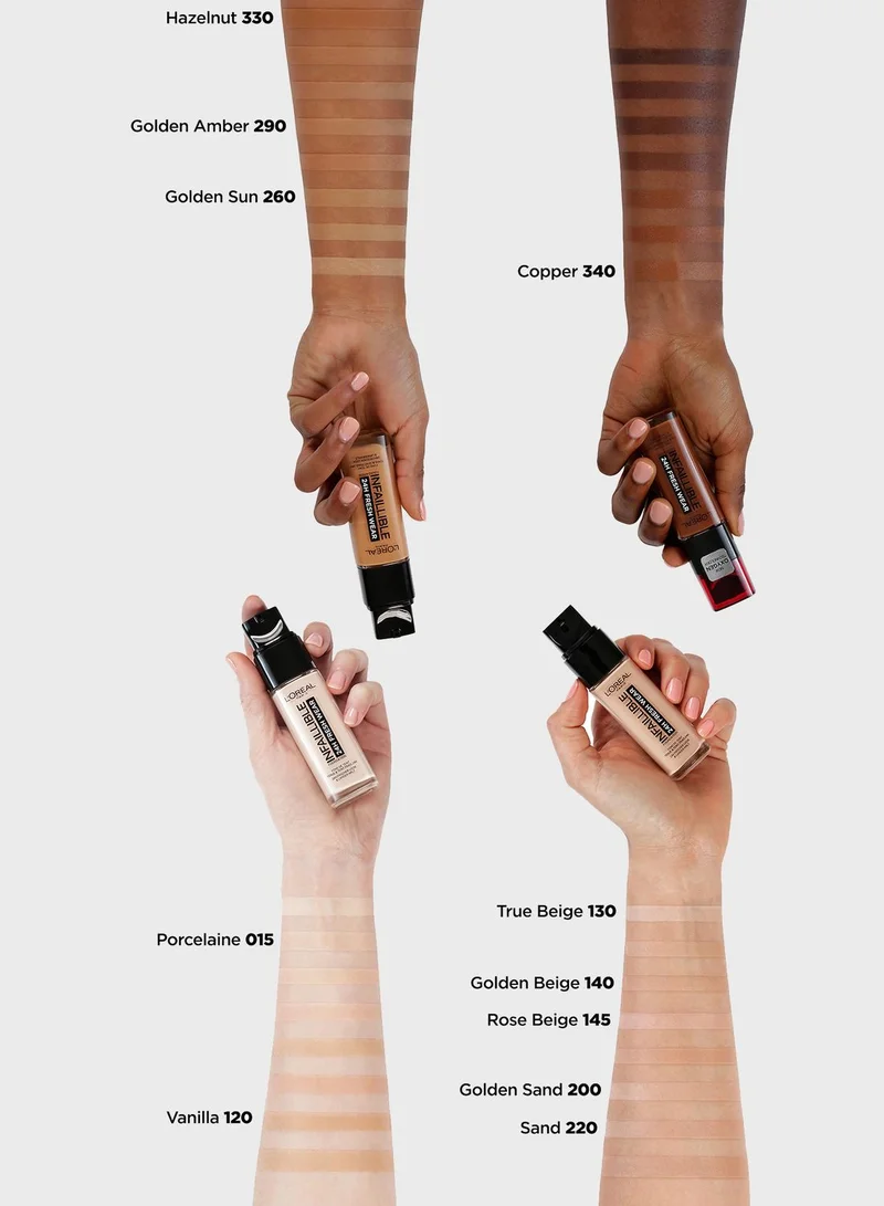 L'OREAL PARIS Infallible Liquid Foundation - 340 Coper