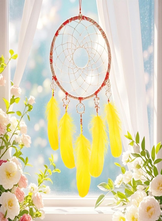 obmwang 100 Pieces 8-12cm Natural Goose Feathers for DIY Craft Wedding Party Home Decorations, Yellow - Image 5