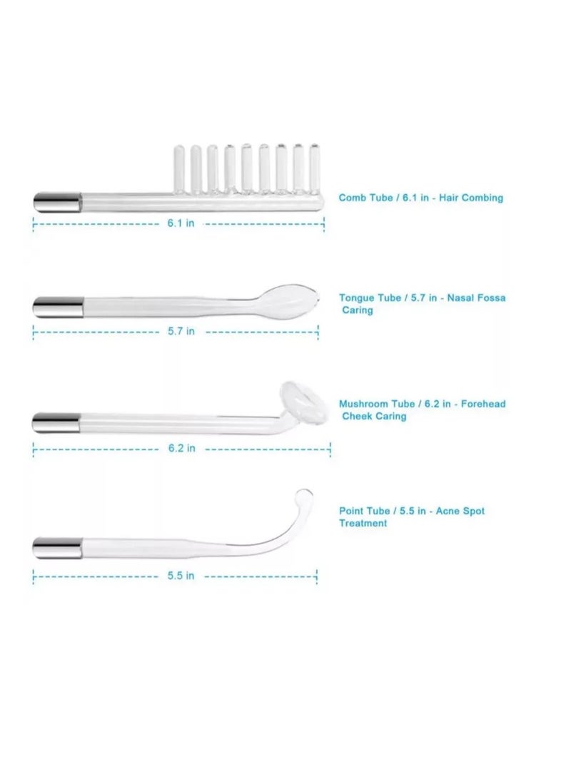 Portable High Frequency Skin Care Therapy Wand - Handheld Acne Treatment Device - Image 2