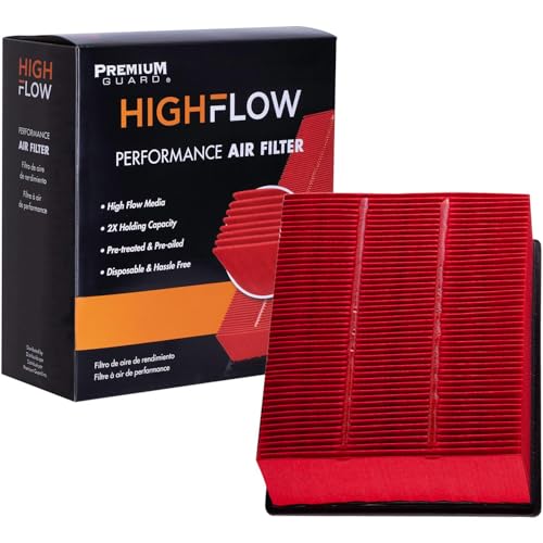 Premium Guard HIGHFLOW High Performance, Pre-Oiled Disposable Engine Air Filter PA6314X | Fits 2011-2025 Ram 2500, 3500, 2011-2024 5500, 4500, 2020-2024 4000, 2007-2010 Dodge Ram 2500, Ram 3500 - Image 1