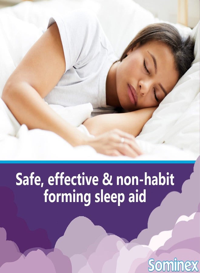 Sominex Nighttime Sleep-Aid Tablets, Maximum Strength Formula, Single Dose, Assorted, 16 Count - Image 2
