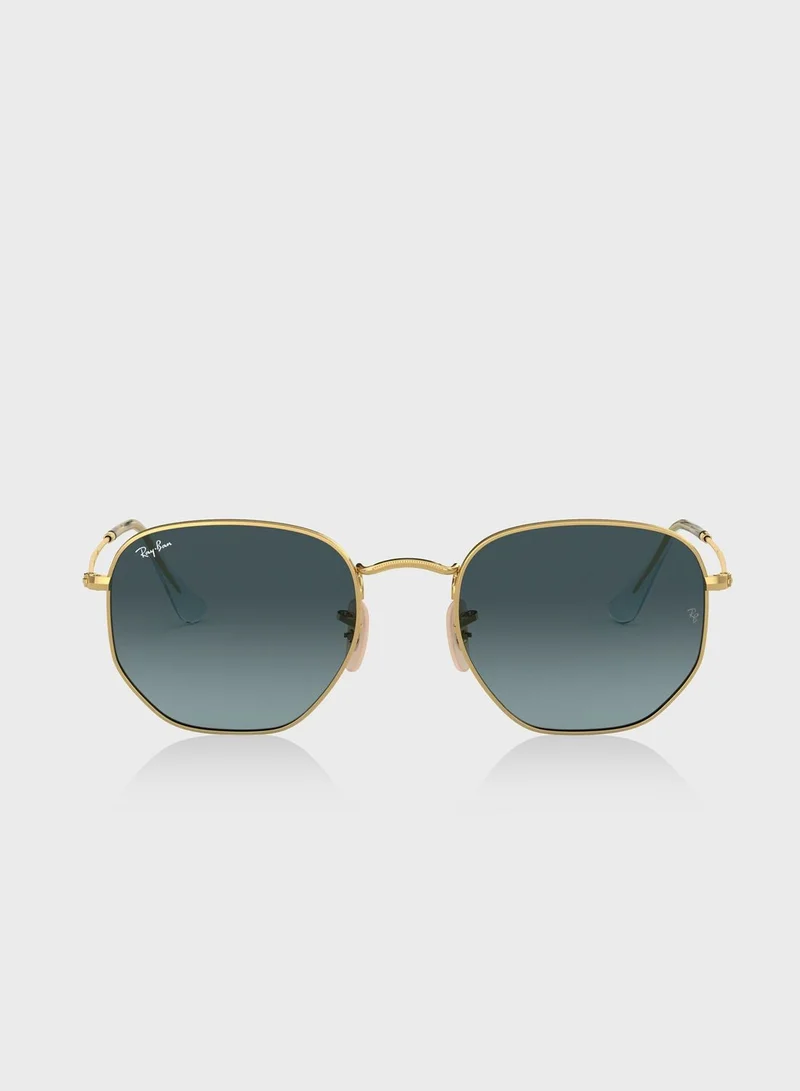 Ray-Ban 0Rb3548N Hexagonal Sunglasses