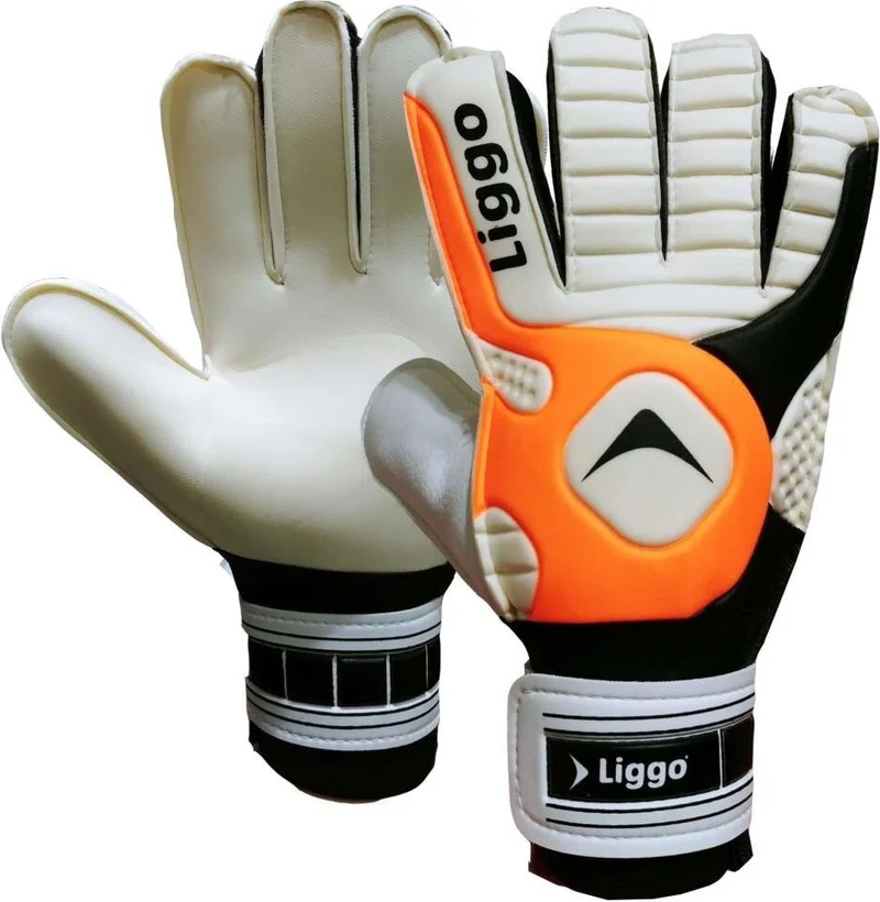 ليغو Reflex Adult and Child Goalkeeper Gloves with Wrist Bandage, Number 5-6-7-8-9-10